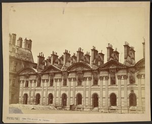 Les Tuileries ve kalıntıları by Emile Bondonneau