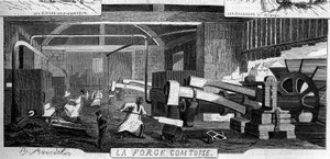 Forges de la Franche Comte: Rans fabrikasının iç görünümü, Jura (39)