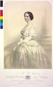 Belçika Kraliyet Prensesi I. K. H. Charlotte by Emile Desmaisons