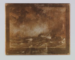 gemi enkazı Le Naufrage by Emile Frédéric Salmon (signed by artist)