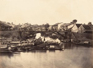 Çin Şehri Cholen Sheet No. 2'nin görünümü, Saygon, Cochin China, 1866.