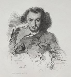 Charles-Pierre Baudelaire, 1844. by Emile Isidore Deroy