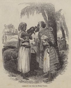 Kuyudaki Rebecca by Emile Jean Horace Vernet