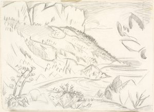 Cap Canaille ve Cassis. by Emile Othon Friesz
