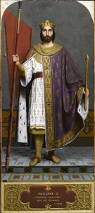 Fransa Kralı II. Philip 1165-1223, 1840