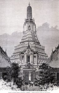 Büyük Wat-Chan Pagoda Portalı, Bangkok. Thérond