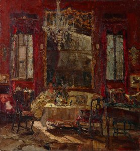 Kırmızı oda, c. 1922.