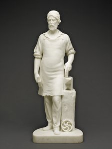 Makinist, c.1859 (mermer) by Emma Stebbins