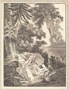 Gece by Emmanuel Jean Nepomucène de Ghendt after Pierre Antoine Baudouin