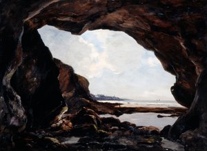Ris Mağarası, Douarnenez, 1876 by Emmanuel Lansyer
