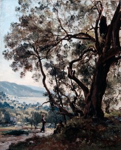 Roquebrune, 1892 by Emmanuel Lansyer
