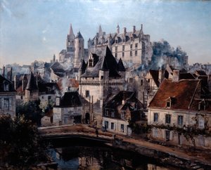 Cordelieres Limanı ve Loches Kalesi, 1891.