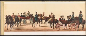 Haarlem'de tören alayı, 1872 (levha 8) Haarlem'de düzenlenen tören alayı, 1 Nisan 1872. (nesnedeki seri başlığı)
