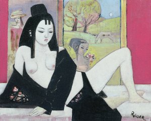 Siyah Kimono, 2008 (gemide yağ) by Endre Roder