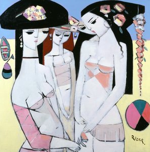 Bovy, Boat and Ball, 2008 (tuval üzerine yağlı boya)