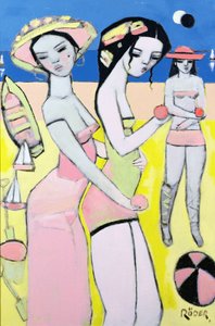 Kısmi Tutulma, 2007 (tuval üzerine yağlı boya) by Endre Roder