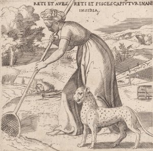 Tuzak, ca. 1545-50. by Enea Vico