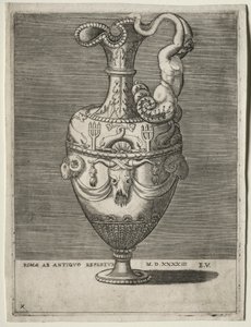 Yunuslarla Süslenmiş İrmik, 1543. by Enea Vico