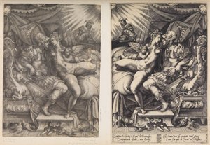 Mars ve Venüs, 1543. by Enea Vico