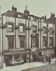 36-38 Aldersgate Caddesi: Shaftesbury House, Londra, 1879 by English Photographer