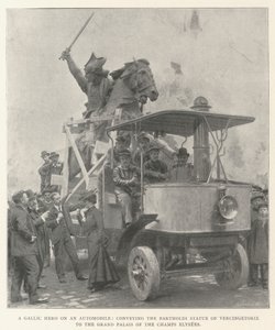 Bir Otomobilde Bir Galya Kahramanı, Bartholdi Vercingetorix Heykeli