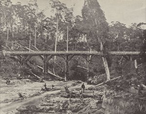 Daylesford, Victoria yakınlarındaki Madenciler İddiası by English Photographer