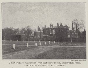 Yeni Bir Kamu Mülkü, Rangers Lodge, Greenwich Park, İlçe Meclisi tarafından devralındı by English Photographer