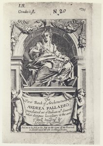 A Palladio, The First Book of Architecture, Tr G Richards 1668 (s/b fotoğraf) by English Photographer