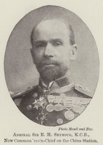 Amiral Sir EH Seymour, KKB, Çin İstasyonunda Yeni Başkomutan by English Photographer