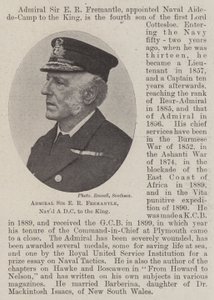Amiral Sir ER Fremantle, Kral