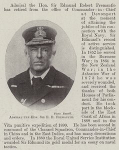 Amiral, Saygıdeğer Sir ER Fremantle by English Photographer