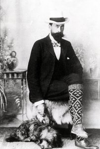 Adrian Hope ile Robbie, c. 1880-1900
