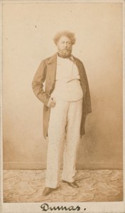 Alexandre Dumas, yazar by English Photographer