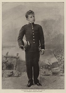 Alfonso XIII İspanya Kralı by English Photographer