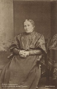 Alison Cunningham, Robert Louis Stevensons çocukluk hemşiresi by English Photographer