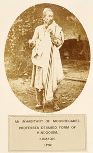Bir Mooshegaree sakini, J. Forbes Watson tarafından 1868