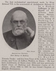 Başdiyakoz Stevens, Barking