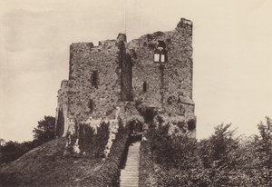 Arundel: Kale Kalesi (s/b fotoğraf) by English Photographer
