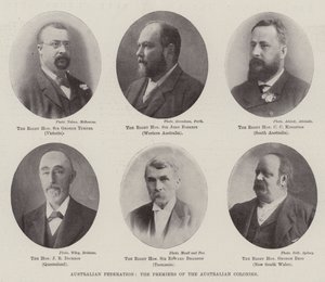 Avustralya Federasyonu, Avustralya Kolonilerinin Başbakanları by English Photographer