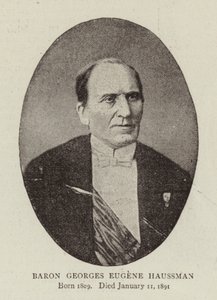 Baron Georges Eugene Haussmann by English Photographer