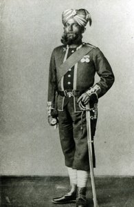Bengal Piyadesi, 1900 dolayları (s/b fotoğraf) by English Photographer
