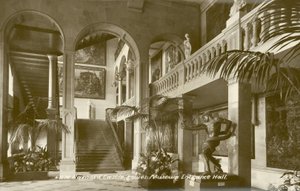 Bowes Müzesi, Barnard Kalesi, Durham Kontluğu (s/b fotoğraf) by English Photographer