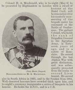 Tuğgeneral HA Macdonald by English Photographer