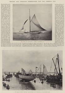 Amerika Kupası için İngiliz ve Amerikalı Rakipler