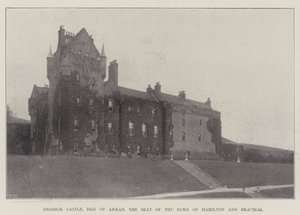 Brodick Kalesi, Arran Adası, Hamilton Dükü ve Brandon'ın Koltuğu by English Photographer