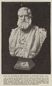 Meclis Üyesi Büstü Sir Robert N Fowler, Baronet, MP by English Photographer