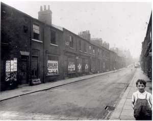 Byron Caddesi, Leylands, Leeds, 14 Ağustos 1935 by English Photographer