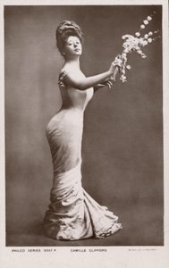Camille Clifford, orijinal Gibson Kızı (s/b fotoğraf) by English Photographer