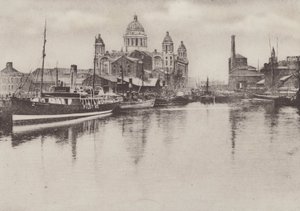 Canning Dock, Liverpool (s/b fotoğraf) by English Photographer