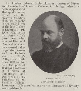 Canon Ryle, Exeter
